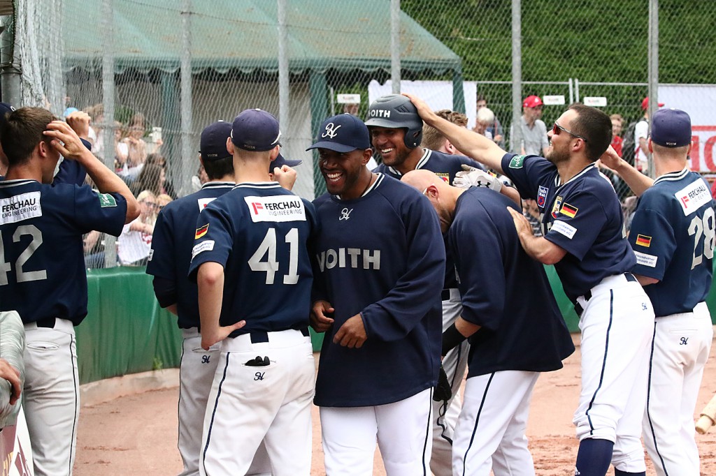 Terrell Joyce erfreute wie so oft durch einen Homerun...
Foto: Kalle Linkert